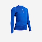 Kinder Fußball Unterziehshirt langarm wärmend - Keepdry 100 blau für 9,99 € bei Decathlon im Angebot Kinder Fußball Unterziehshirt langarm wärmend - Keepdry 100 blau im aktuellen Decathlon Prospekt