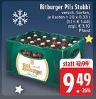 Aktuelle Bitburger Angebote bei EDEKA in Hemer Aktuelles Pils Stubbi Angebot bei EDEKA in Hemer ab 9,49 €