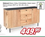 Sideboard Nicaro Angebote von Akazie Massiv bei Möbel AS Aalen für 449,95 €