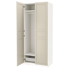 Kleiderschrank weiß/hellbeige 100x60x236 cm Angebote von PAX / FLISBERGET bei IKEA Pirna für 295,00 €