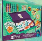 Coffret de 12 feutres souffleurs et accessoires - Stitch en promo chez Intermarché Menton à 9,90 €