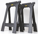 Chevalets de sciage pliables 57,1cm - Screwfix à Roubaix Chevalets de sciage pliables 57,1cm en promo chez Screwfix Roubaix à 29,49 €