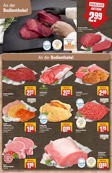 Rindfleisch im REWE Prospekt "Dein Markt" mit 34 Seiten (Augsburg)