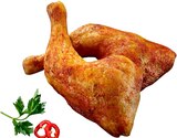 Aktuelle Fleisch Angebote bei REWE in Oberhausen Aktuelles Fertig gebratene Hähnchenschenkel Angebot bei REWE in Oberhausen ab 1,99 €