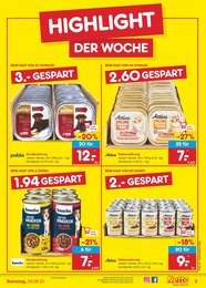 Katzenfutter Angebot im aktuellen Netto Marken-Discount Prospekt auf Seite 3