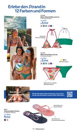 Damen Bademode im Decathlon Prospekt in Erfurt Aktueller Decathlon Prospekt mit Damen Bademode, "Endlich Sommer, unendlich Spaß", Seite 11