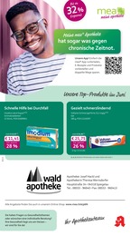 Apotheken Prospekt von mea - meine apotheke in Grafenau Aktueller mea - meine apotheke Apotheken Prospekt für Grafenau: Unsere Juni-Angebote mit 4} Seiten, 01.06.2026 - 30.06.2026