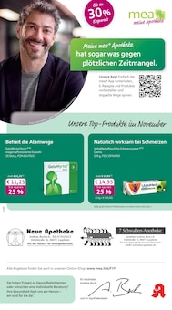 Aktueller mea - meine apotheke Prospekt "Unsere November-Angebote" Seite 1 von 4 Seiten
