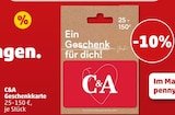 Geschenkkarte Angebote von C&A bei Penny Oldenburg