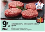 E.Leclerc Ribeauville - Promo 8 Burgers du Chef Le Classique Offre Spéciale Promo 8 Burgers du Chef Le Classique Offre Spéciale à 9,95 € dans le catalogue E.Leclerc à Ribeauville
