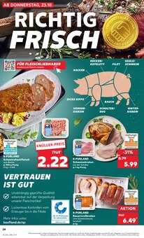 Rollbraten im aktuellen Kaufland Prospekt (Pforzheim) Rollbraten im Kaufland Prospekt "Aktuelle Angebote" mit 61 Seiten (Pforzheim)