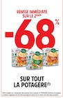 Promo -68% de remise immédiate sur le 2ème sur tout La Potagère à  dans le catalogue Intermarché à Valence