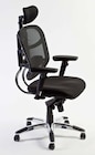 Fauteuil Tecknet noir - Bureau Vallée à Roubaix Fauteuil Tecknet noir en promo chez Bureau Vallée Roubaix à 299,00 €
