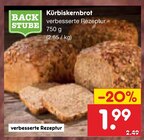 Kürbiskernbrot im Angebot bei Netto Marken-Discount in Bonn Kürbiskernbrot Angebote von Backstube bei Netto Marken-Discount Bonn für 1,99 €