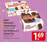 Aktuelles Super Dickmann’s Schoko Küsse oder mini Dickmann´s Schoko Trio Angebot bei famila Nordost in Kiel ab 1,69 €