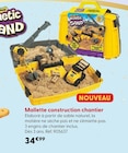 Mallette construction chantier - Kinetic Sand en promo chez La Grande Récré Mallette construction chantier - Kinetic Sand dans le catalogue La Grande Récré
