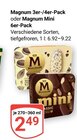 Magnum 3er-/4er-Pack bei GLOBUS im Plattling Prospekt für 2,49 €