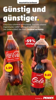 Coca Cola im aktuellen Penny Prospekt (Rastatt) Coca Cola im Penny Prospekt "Wer günstig will, muss Penny." mit 38 Seiten (Rastatt)