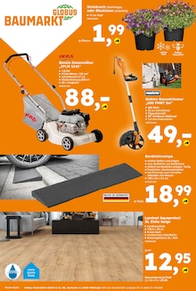 Laminat im aktuellen Globus-Baumarkt Prospekt (Reutlingen) Laminat im Globus-Baumarkt Prospekt "Immer eine Idee besser" mit 17 Seiten (Reutlingen)