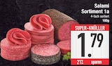 Salami im EDEKA Prospekt Salami Sortiment 1a im aktuellen EDEKA Prospekt für 1,79 €