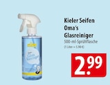 Kieler Seifen Oma's Glasreiniger Angebote bei famila Nordost Gifhorn für 2,99 €