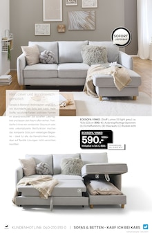 Ecksofa im Kabs Prospekt "WOHNTRENDS SPECIAL" mit 32 Seiten (Hamburg)