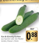 Gurken bei E center im Kronau Prospekt für 0,88 €