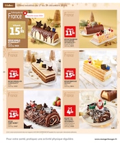 Bûche De Noël Angebote im Prospekt "Réveillons Noël : Tous les plaisirs de la table à petits prix" von Auchan Supermarché auf Seite 20