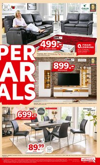 Sofa im Segmüller Prospekt "Super Spar Deals" mit 14 Seiten (Darmstadt)