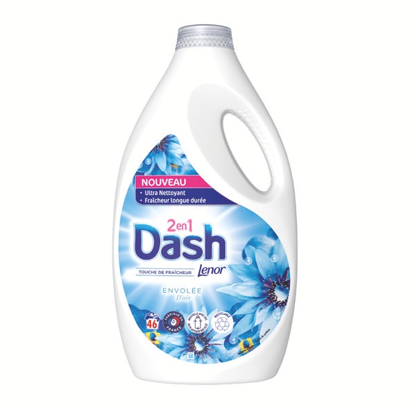 Promo Dash lessive liquide envolée d'air 2en1 chez Casino Hyperfrais