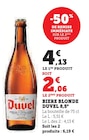 Bière Blonde 8,5° - Duvel en promo chez U Express Pau à 2,06 €