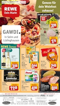 REWE Selm Prospekt der aktuellen Woche, gültig von 12.10.2026 bis 17.10.2026 Aktueller REWE Selm Prospekt "Dein Markt" mit 33 Seiten