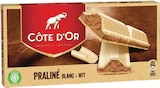 Tablette chocolat blanc praliné - COTE D'OR - Intermarché Hyper à Beauvais Tablette chocolat blanc praliné - COTE D'OR en promo chez Intermarché Hyper Beauvais à 6,29 €