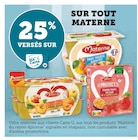 Promo 25% versés sur ma carte u sur tout materne à  dans le catalogue Super U à Maromme