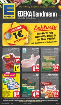 Aktueller EDEKA Bernsbach Prospekt "Wir lieben Lebensmittel!" mit 26 Seiten