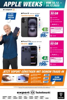 Handy im aktuellen expert Prospekt (Salzgitter) Handy im expert Prospekt "APPLE WEEKS" mit 3 Seiten (Salzgitter)