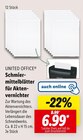 Schmiermittelblätter für Aktenvernichter Angebote von United Office bei Lidl Greifswald für 6,99 €