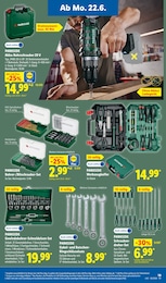 Lidl Werkzeugkoffer im Prospekt 