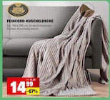 Feincord-Kuscheldecke Angebote von Gözze bei Marktkauf Fellbach für 14,99 €