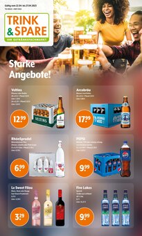 Aktueller Trink und Spare Prospekt "Aktuelle Angebote" Seite 1 von 8 Seiten für Gelsenkirchen