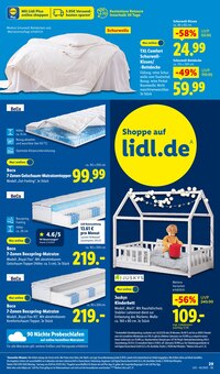 Matratze im aktuellen Lidl Prospekt (Bremen) Matratze im Lidl Prospekt "LIDL LOHNT SICH" mit 67 Seiten (Bremen)