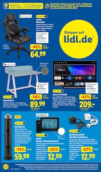 Fernseher im aktuellen Lidl Prospekt (Heilbronn) Fernseher im Lidl Prospekt "LIDL LOHNT SICH" mit 68 Seiten (Heilbronn)