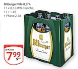 Pils 0,0 % Angebote von Bitburger bei GLOBUS Erfurt für 7,99 €