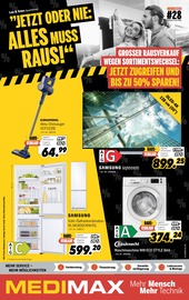 Aktueller MEDIMAX Elektromarkt Prospekt in Wetter und Umgebung, "JETZT ODER NIE: ALLES MUSS RAUS!" mit 8 Seiten, 04.07.2025 - 11.07.2025