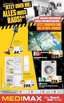 MEDIMAX Prospekt JETZT ODER NIE: ALLES MUSS RAUS! mit 8 Seiten
