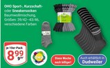 Sport-, Kurzschaft- oder Sneakersocken im Angebot bei GLOBUS in Gotha Sport-, Kurzschaft- oder Sneakersocken Angebote von OHO bei GLOBUS Gotha für 8,99 €