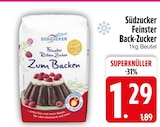 Feinster Back-Zucker bei EDEKA im Baldham Prospekt für 1,29 €