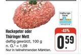 Aktuelle Hackfleisch Angebote bei nah und gut in Jena Aktuelles Hackepeter Angebot bei nah und gut in Jena ab 0,59 €