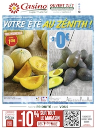 Casino Supermarchés Catalogue "Votre été au zénith !", 20 pages, Marseille, 27/06/2022 - 10/07/2022 Casino Supermarchés Catalogue "Votre été au zénith !", 20 pages, Marseille, 27/06/2022 - 10/07/2022