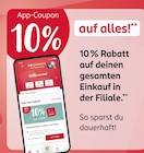 10 % App-Coupon bei Rossmann im Rositz Prospekt für 